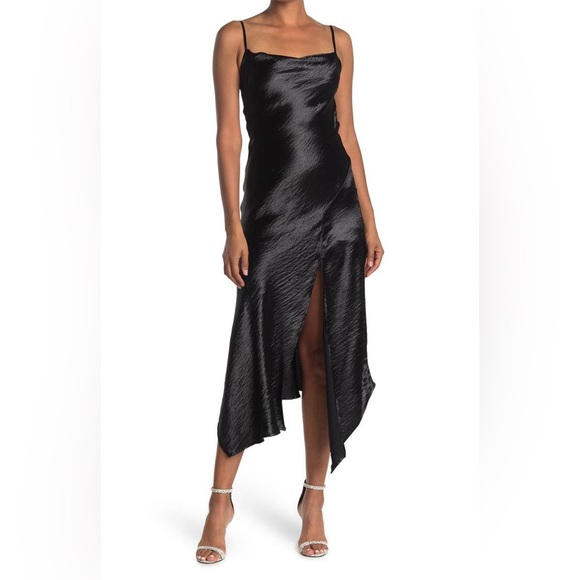 know one cares Dresses & Skirts - Know One Cares‎ Satin Midi Slipdress